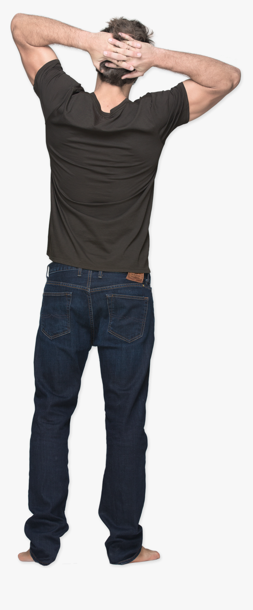 Man Back Png, Transparent Png