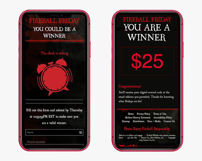 Fireball Whiskey Png, Transparent Png