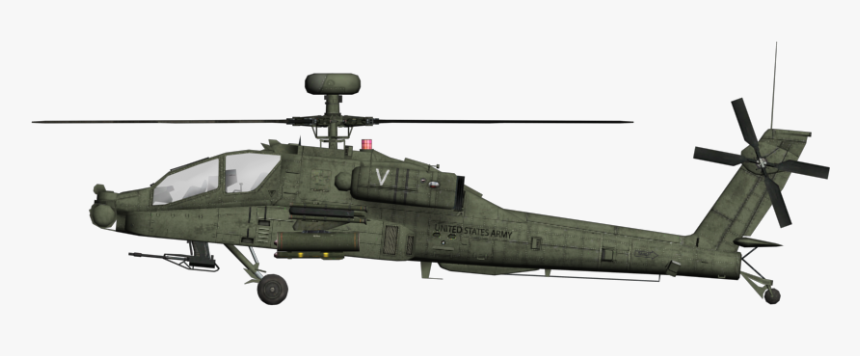 Apache Helicopter Png, Transparent Png