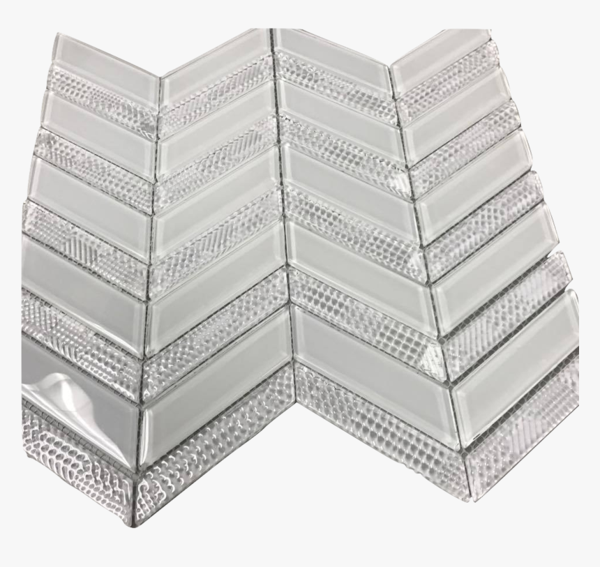 Axiom Chevron Glass Tile - Tile, HD Png Download