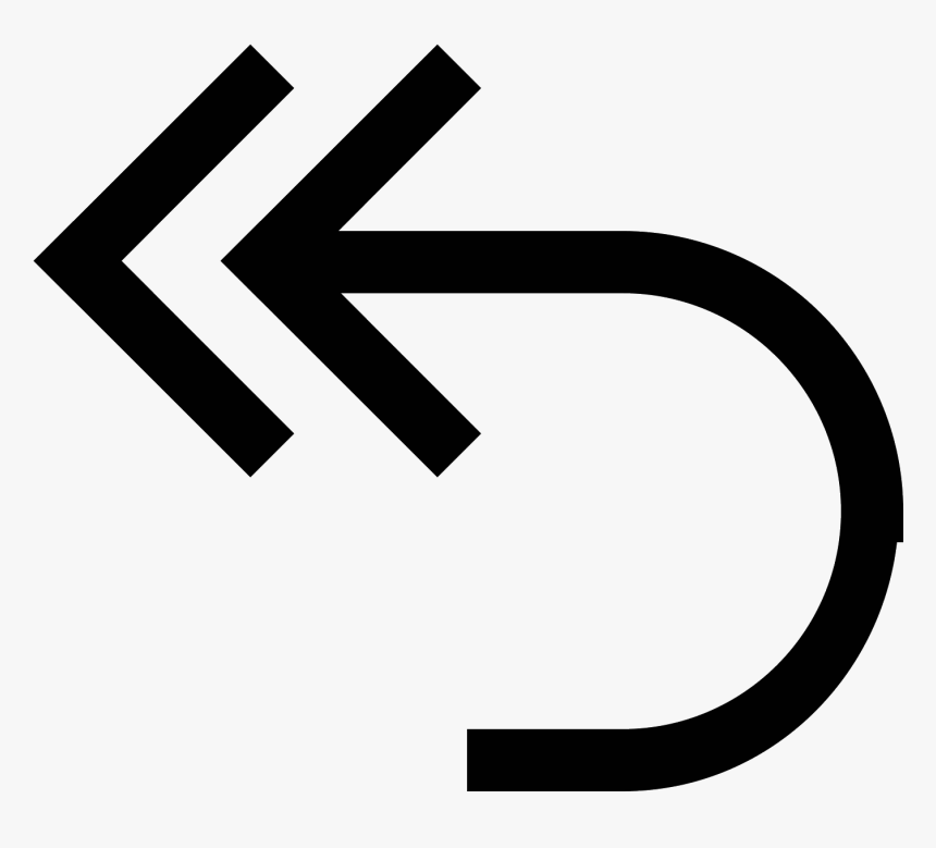 Reply All Arrow Icon, HD Png Download