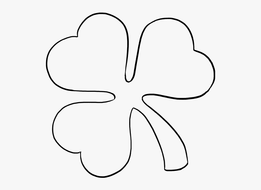 Clip Art How To Draw A Clover, HD Png Download