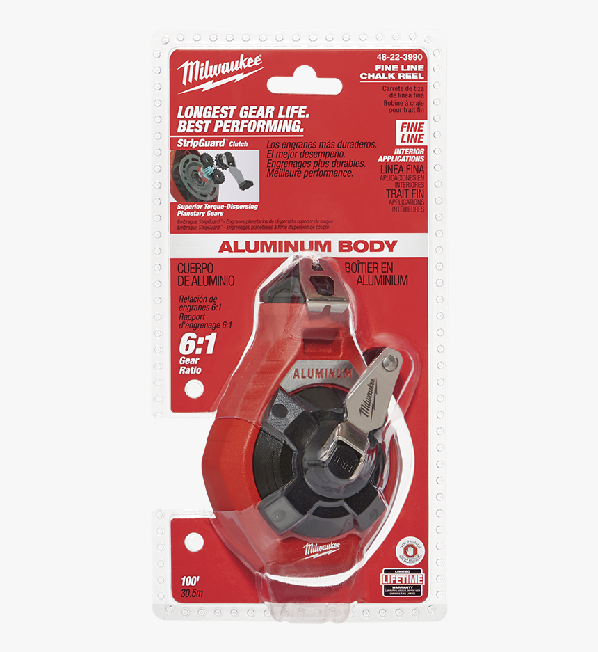 30m Fine Line Chalk Reel - Milwaukee Chalk Line Reel, HD Png Download