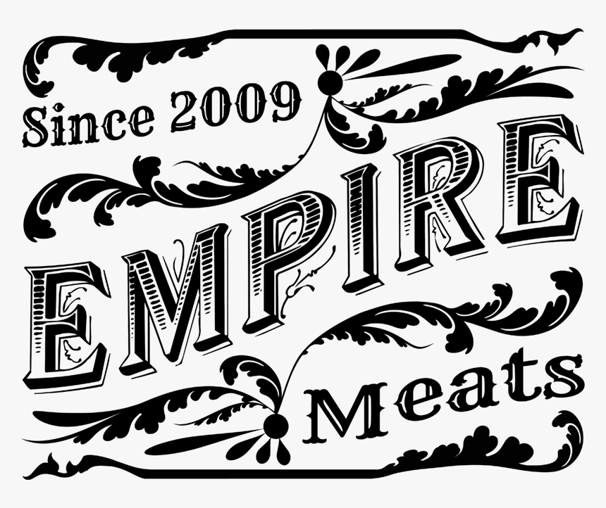 Empire Meats Filigree Logo - Illustration, HD Png Download
