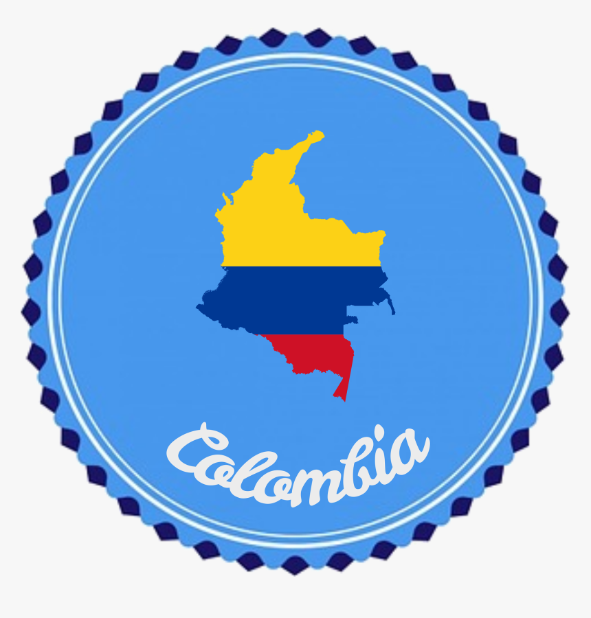 Badge, Flair, Colombia, Flag, Icon, Latin America - Colombia Place Icon Png, Transparent Png