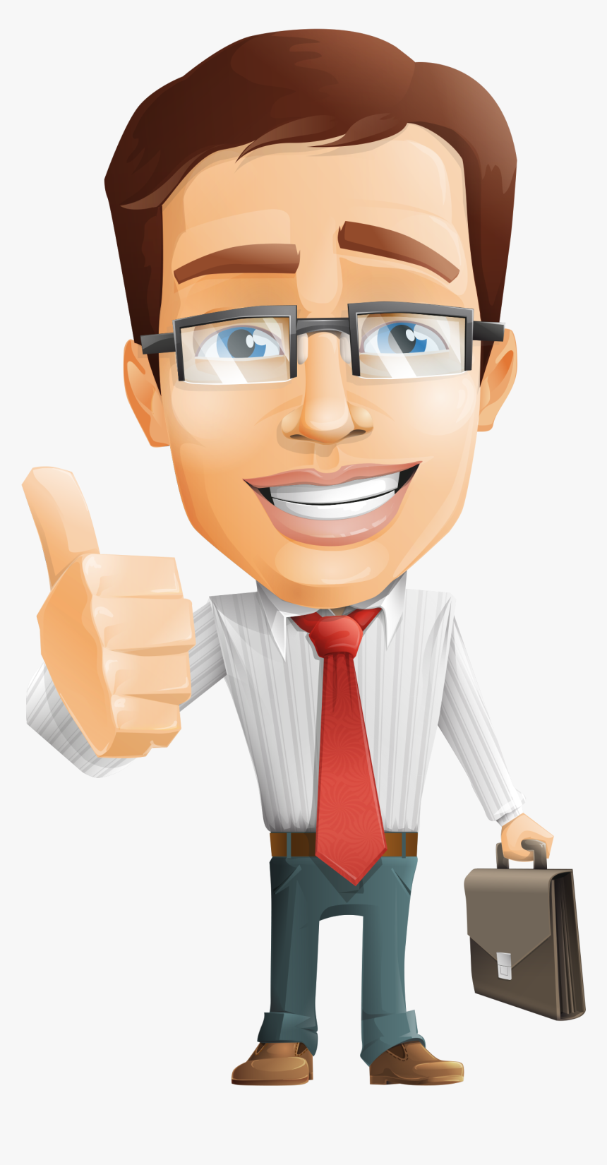 Image Free Stock Businessman Character Http Www Dailystockphoto - Businessman Vector Character, HD Png Download