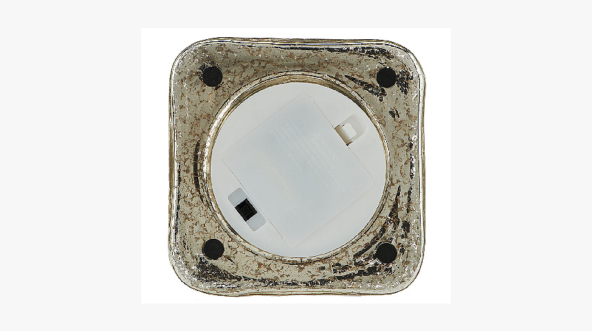 Set Of Two Mercury Glass Square Pedestals By Valerie - Circle, HD Png Download