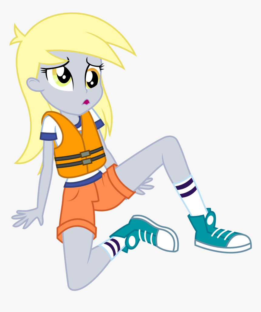 Legs Vector Character Shoe - Little Girl In A Life Jacket Clipart, HD Png Download