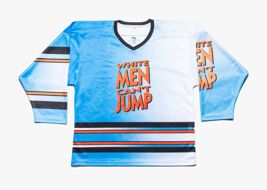 White Men Cant Jump Hockey Jersey 
 Class Lazyload - Active Shirt, HD Png Download