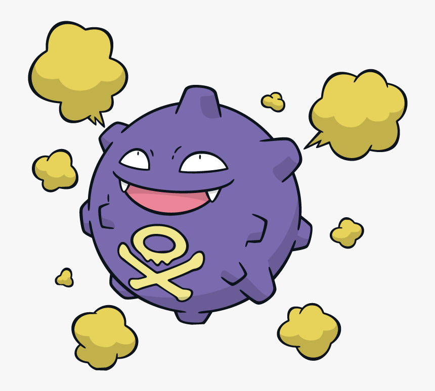 Koffing Pokemon Character Vector Art - Pokemon Koffing Dream World, HD Png Download