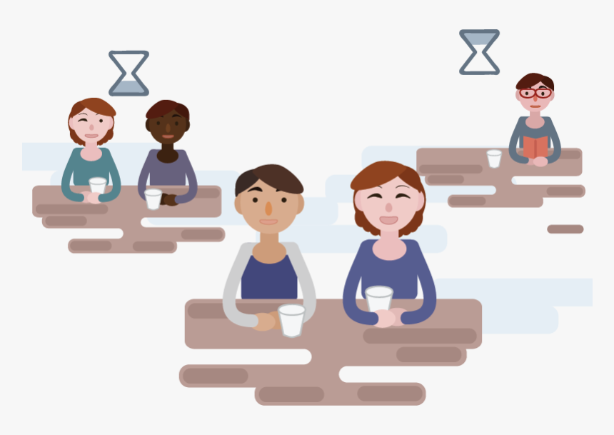 Convivencia Blog Post Character Vector Illustration - Cartoon, HD Png Download