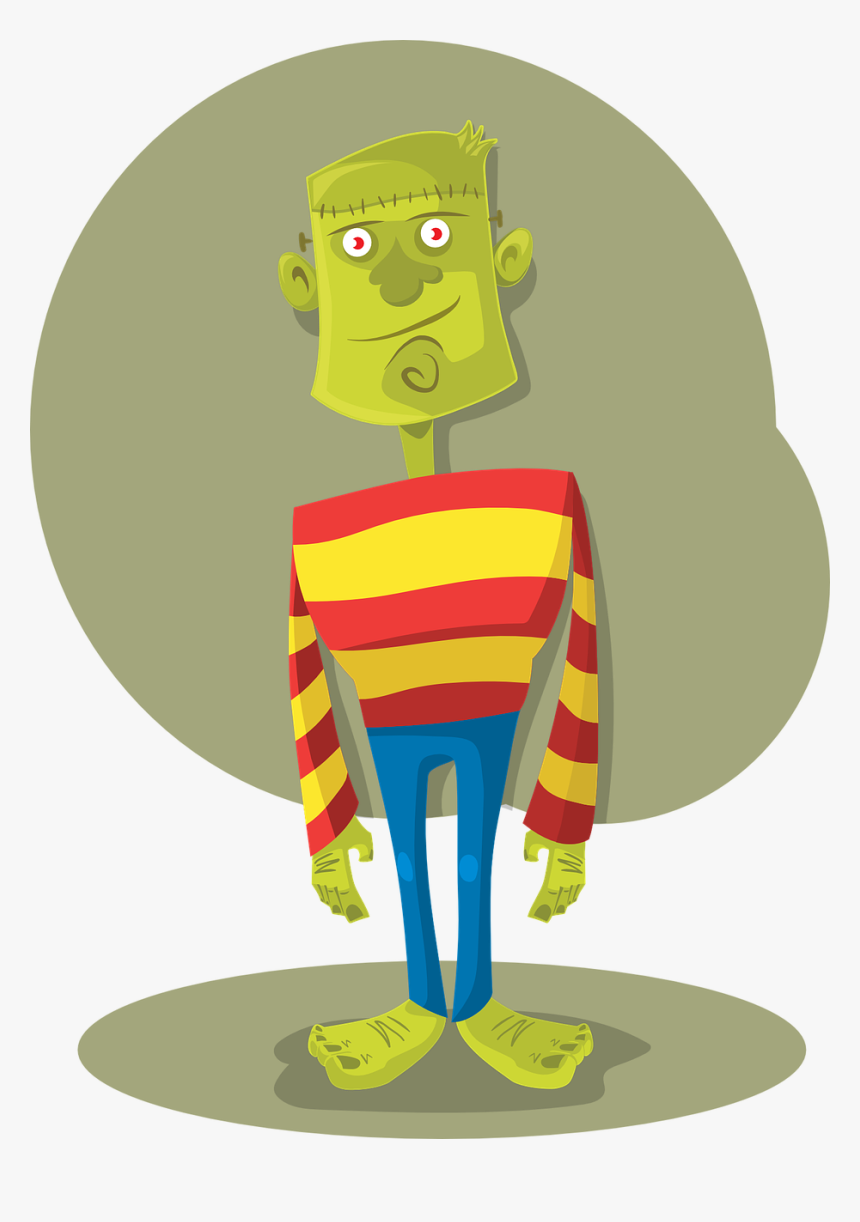Frankenstein Monster Halloween Vector Character Halloween - Halloween แฟ รง เก น ส ไต น, HD Png Download