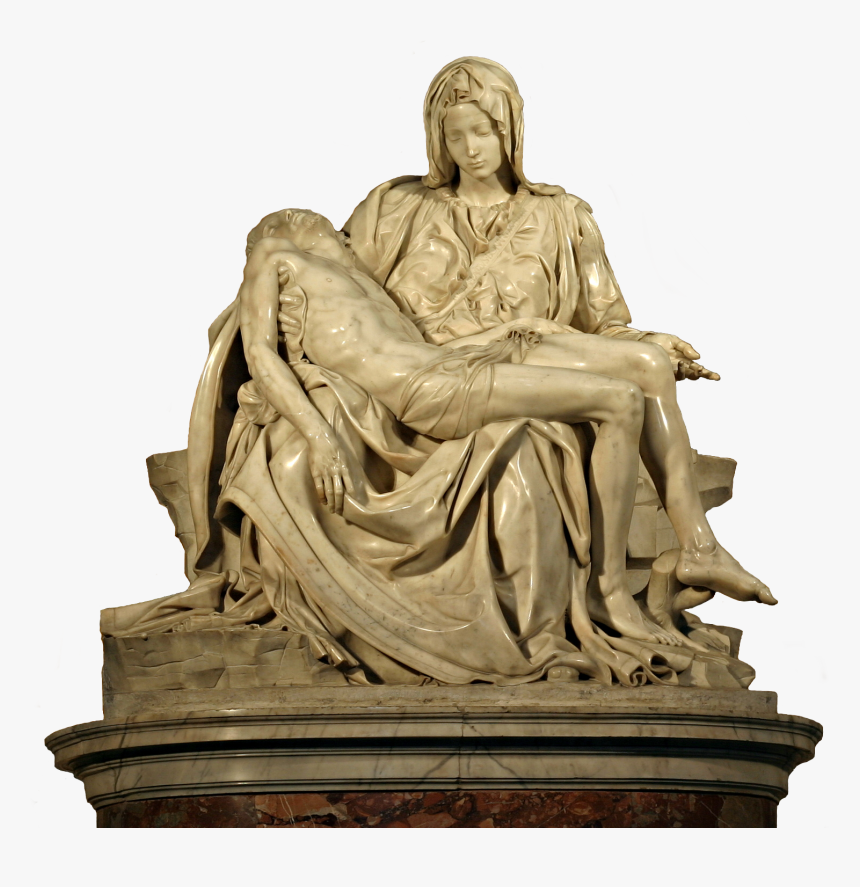 Michelangelo S Pieta 5450 Cut Out - Saint Peter's Basilica, Pietà, HD Png Download