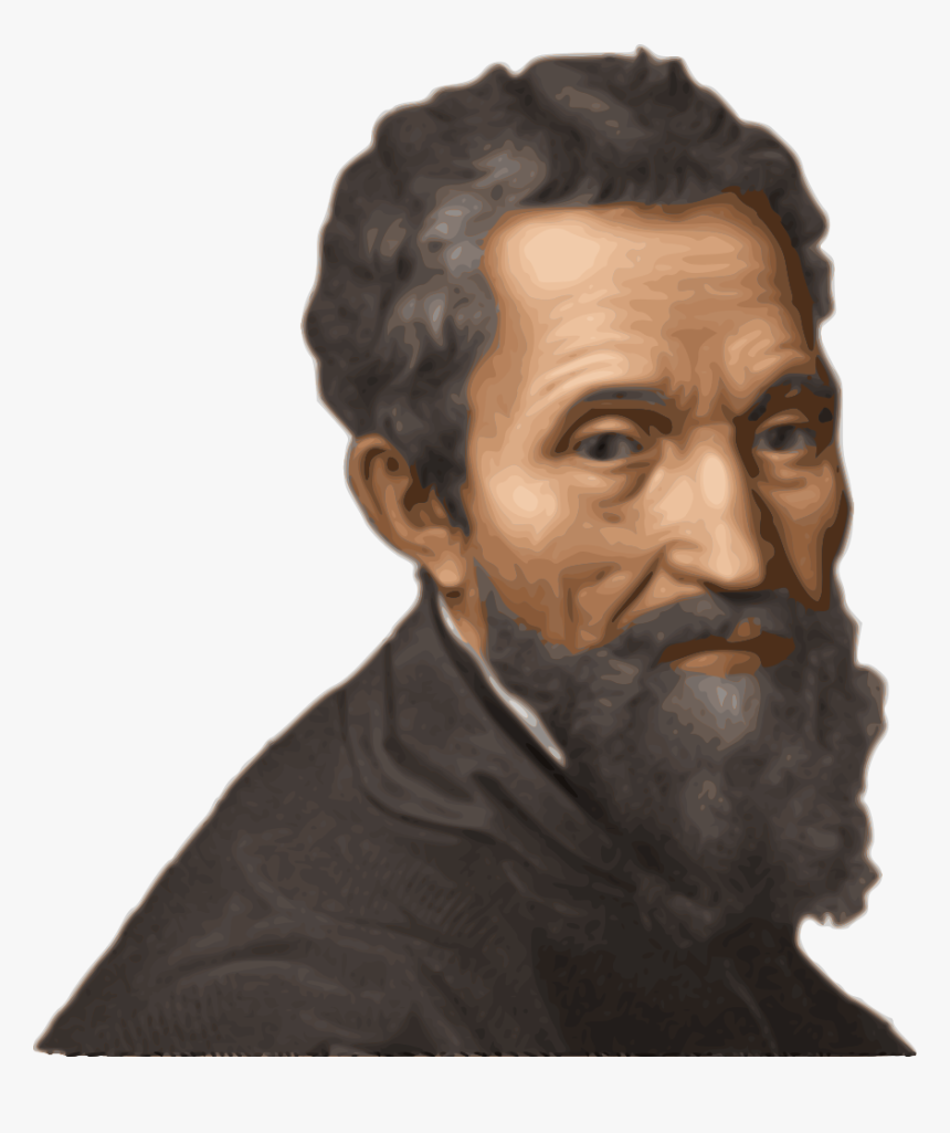 Michelangelo Buonarroti - Michelangelo Buonarroti Portrait, HD Png Download