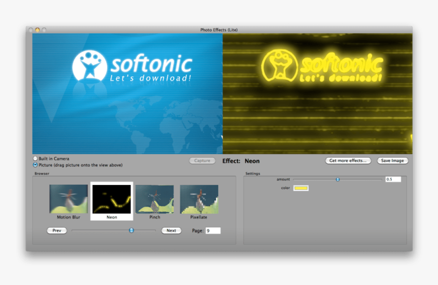 Photo Effects Lite - Softonic, HD Png Download