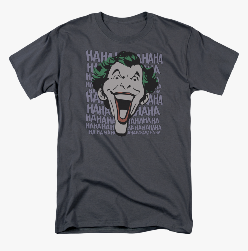 Laughing Joker Dc Comics T-shirt - Judge Dredd Shirt, HD Png Download