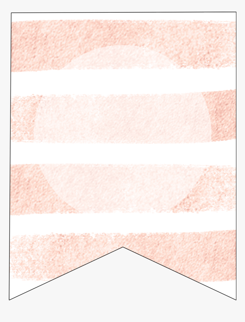 Pink Stripes Custom Banner Sign Free Printable - Shadow, HD Png Download