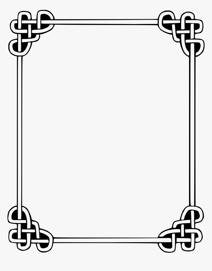 Celtic Knot Border Png, Transparent Png