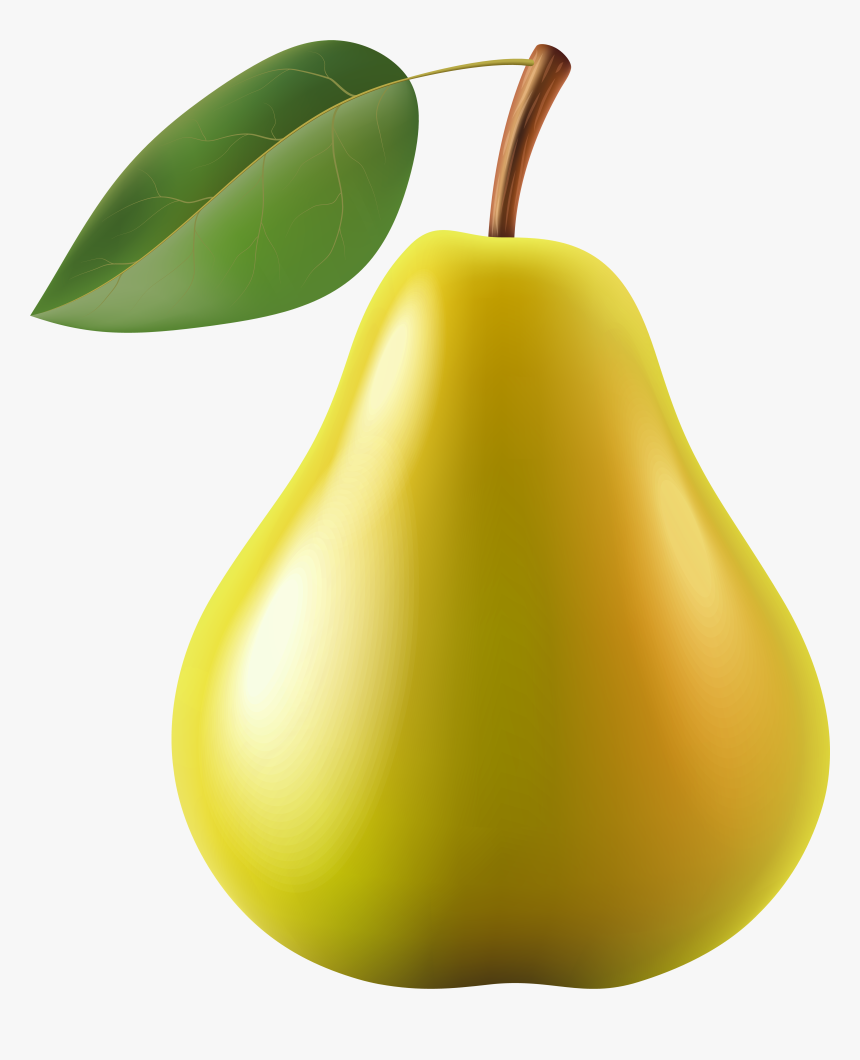 Clip Art Imagem De Frutas Imagens - Pear Clipart Transparent Background, HD Png Download