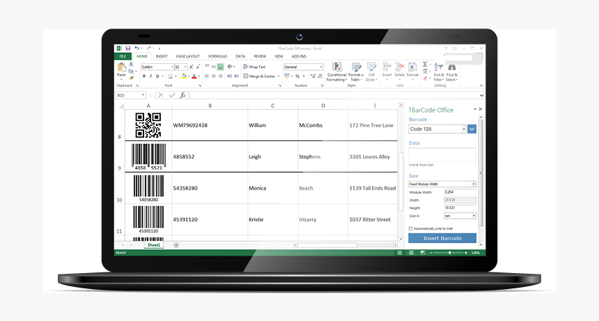 Excel qr. Tbarcode office. генератор штрих кода в excel. tec it tbarcode sdk 2d site. tec it tbarcode sdk 2d web.