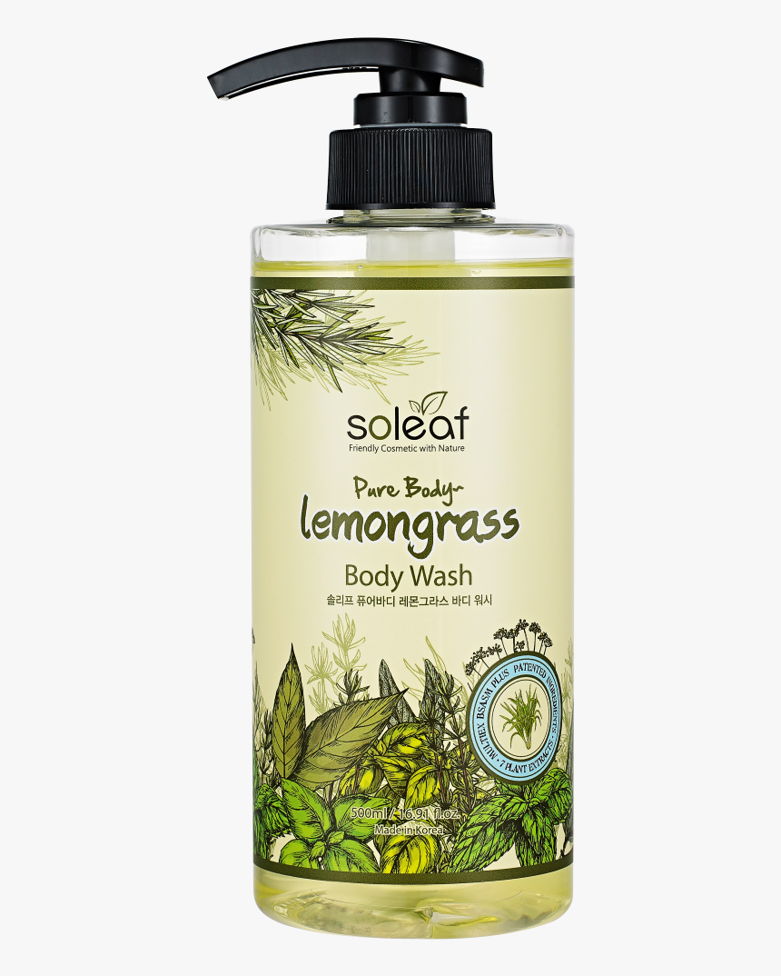 Pure-body - Soleaf Pure Body Lemongrass Body Lotion, HD Png Download