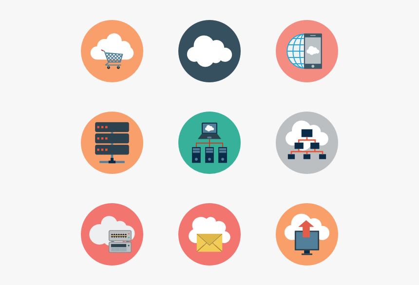 Essential Set - Cloud Computing Vector Icon, HD Png Download