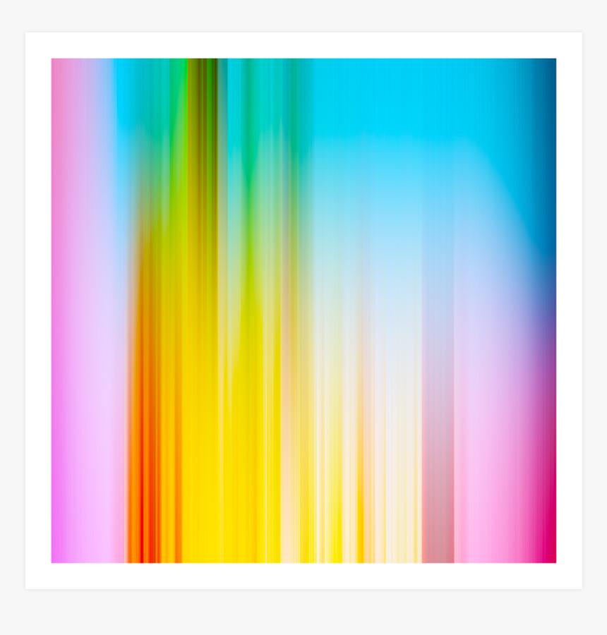 Sun Burst Purple Green Pinky Blue Pink Colourful Digital - Art, HD Png Download