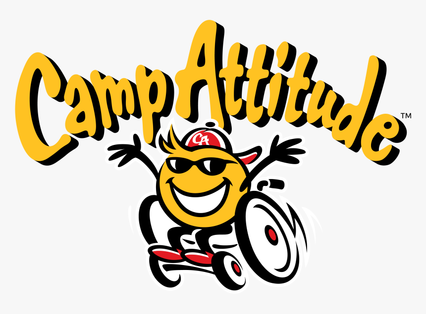 9a Camp Attitude Arched Type With Mascot - Camp Attitude Logo, HD Png Download