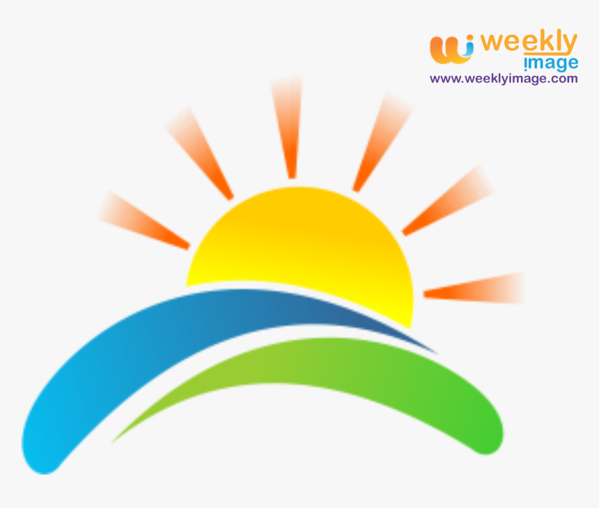 Sunrise Vector Logo Picture Perfect - Sun Logo Free Vector, HD Png Download
