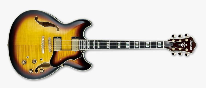 Ibanez Artstar Electric Guitar In Antique Yellow Sunburst - As153 Ibanez, HD Png Download