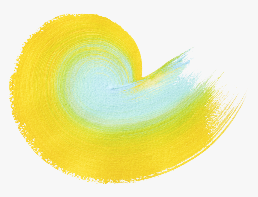 Mondi Brush Yellow Mint 5 Lores Banner 90 - Circle, HD Png Download