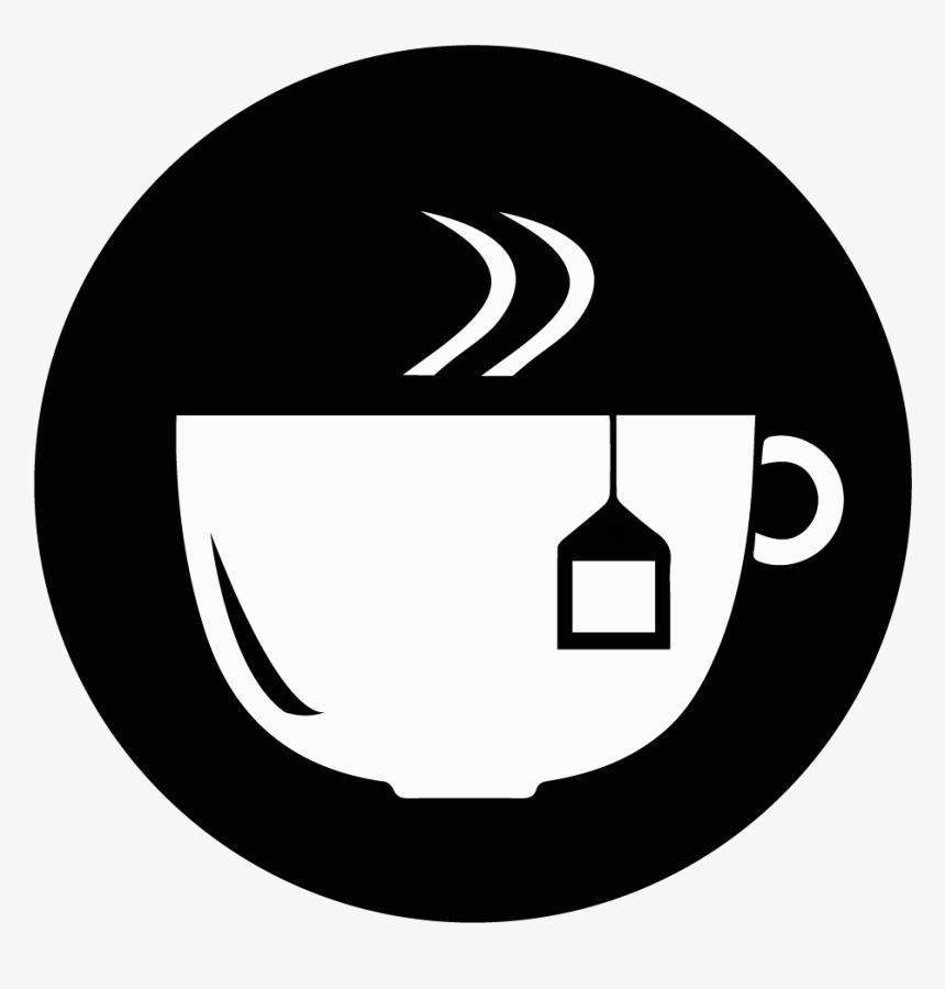 Tea Circle Black And White, HD Png Download
