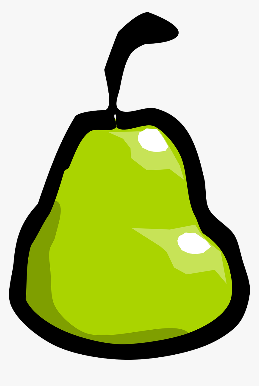 Pera, Frutas, Deliciosa, Sabroso, Los Alimentos, Verde - Pear Clip Art, HD Png Download