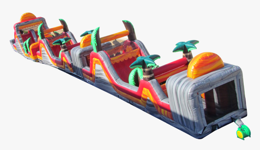 Tropical Lava Obstacle Course - Inflatable, HD Png Download