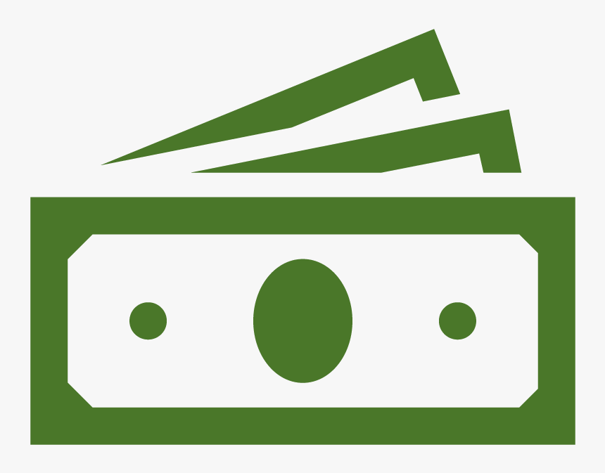 An Icon Representing A Stack Of Dollar Bills - Circle, HD Png Download