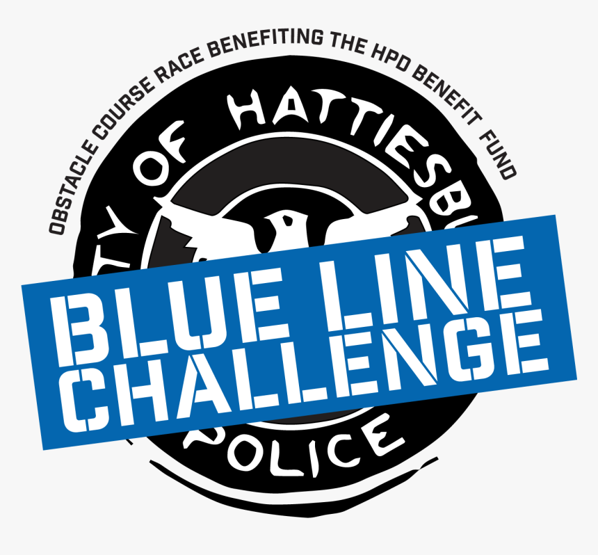 Blue Line Challenge - Hattiesburg Police Department, HD Png Download