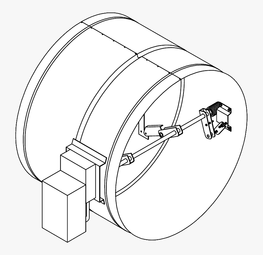 Class Drawing Ribbon - Round Smoke Damper, HD Png Download