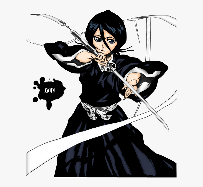 Rukia & Sode No Shirayuki - Rukia Kuchiki Fighting, HD Png Download