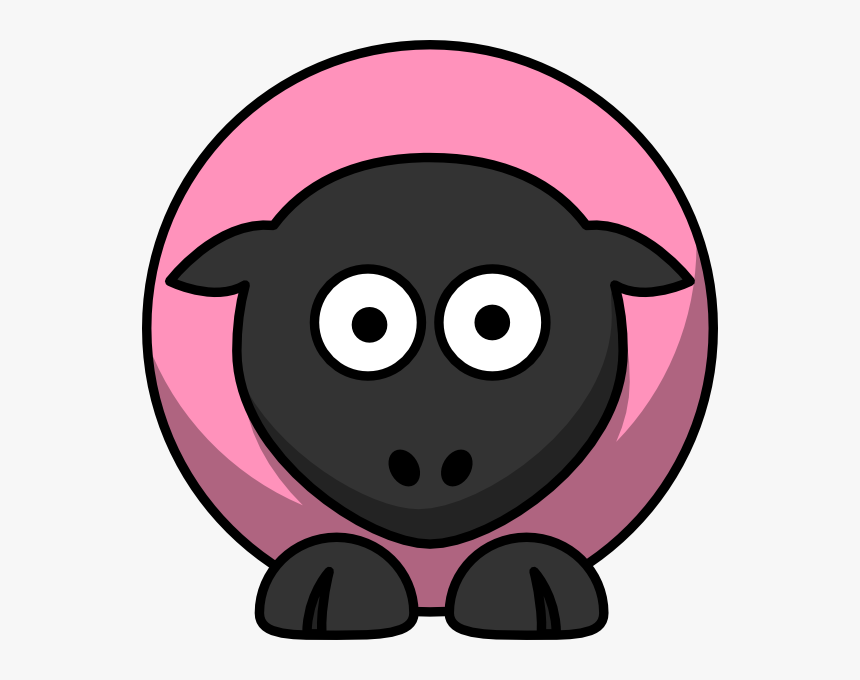 Sheep And Goats Cartoon - Sheep Clipart .png, Transparent Png