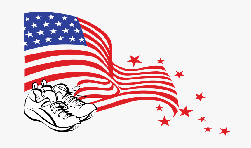Us Flag Waving Clipart, HD Png Download