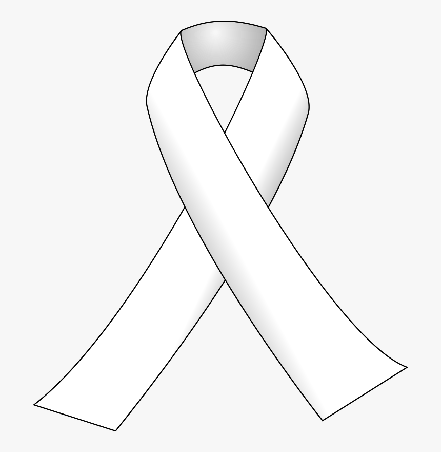 Black Ribbon With Black Background, HD Png Download