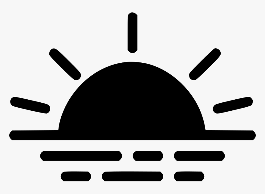 Sunrise Sunset Weather - Sunrise Sunset Icon Svg, HD Png Download