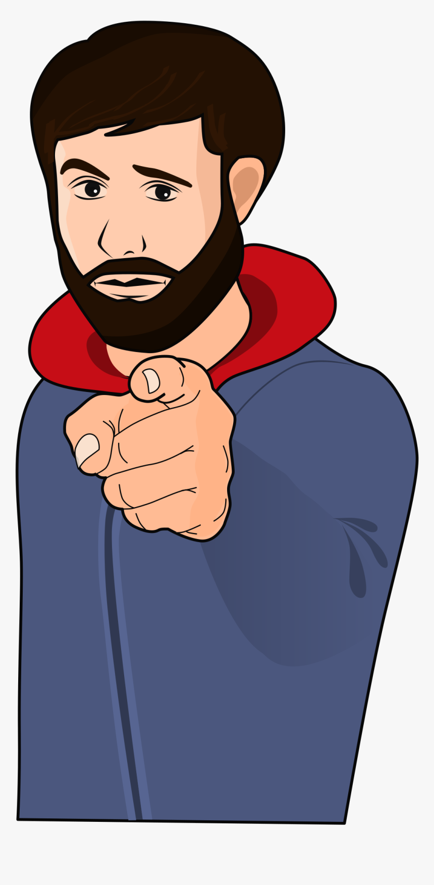 Pointing At You Clipart, HD Png Download