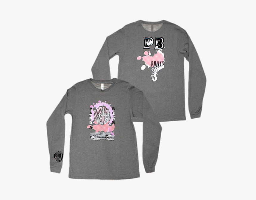 Panda Bear Buoys Longsleeve T-shirt - Panda Bear Buoys Shirt, HD Png Download