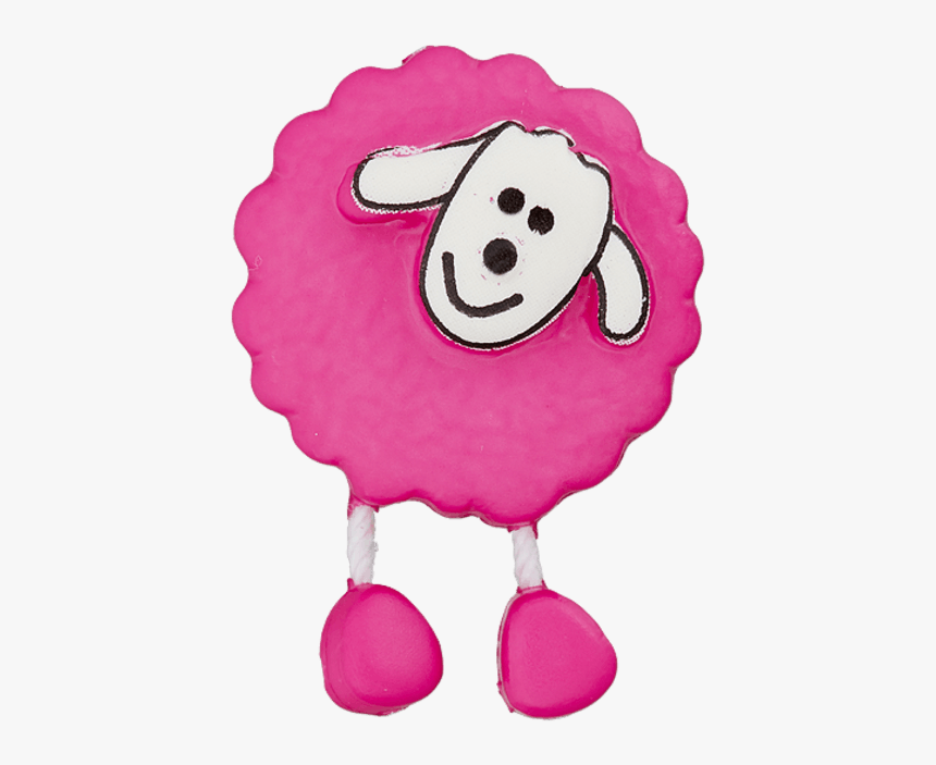 Polyester Button Sheep - Cartoon, HD Png Download