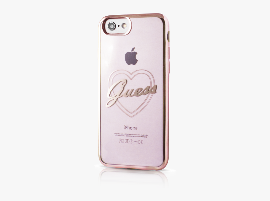 Guess Signature Heart Tpu Back Case For Iphone 7 Plus - Protector Guess Aluminum Plata Rose Gold Iph 7 4.7, HD Png Download
