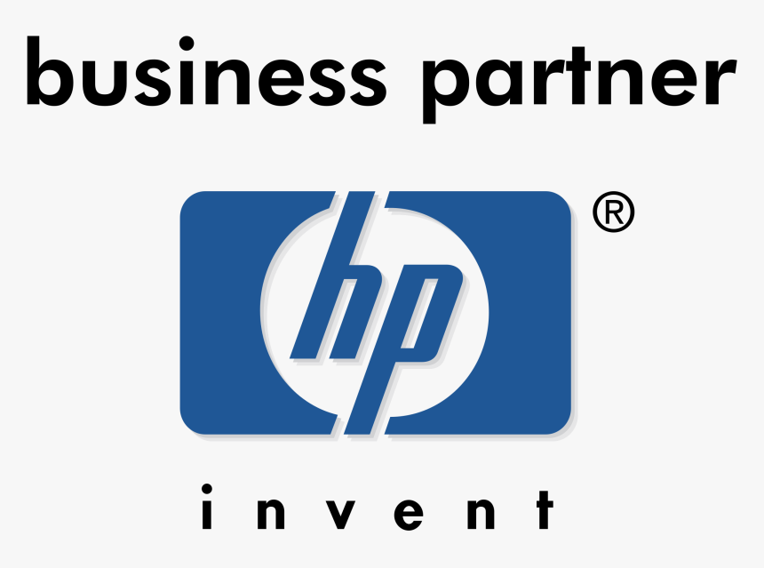 Hewlett Packard Business Partner Logo Png Transparent - Hewlett Packard Invent Logo, Png Download