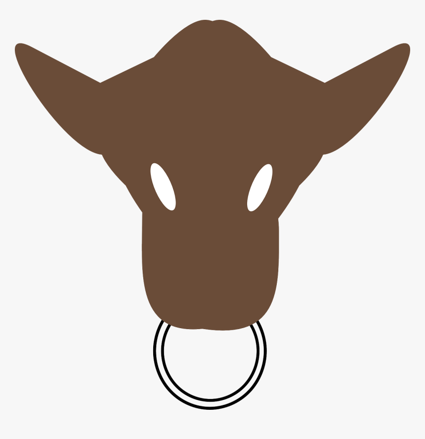 Transparent Silhouette Of A Bull, HD Png Download