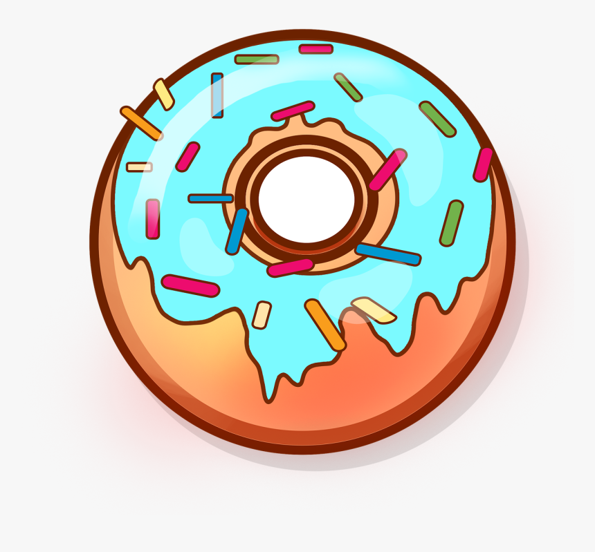 Donut, Sweets, Baking, Food, Tasty, Bun, Yummy, Icon - Donuts Template, HD Png Download