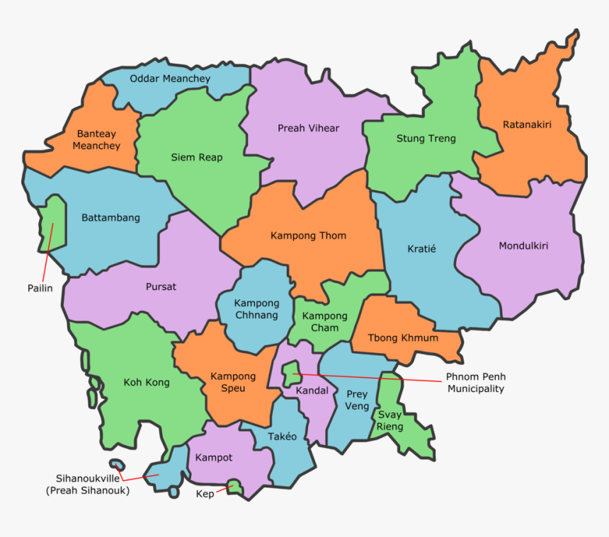 Province In Cambodia 2017, HD Png Download